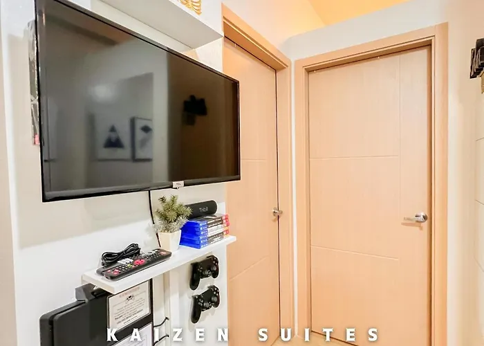 Aparthotel Kaizen Suites At Trees Residences - 2br With Ps4, Netflix, Plus, Unli Wifi And Popcorn *