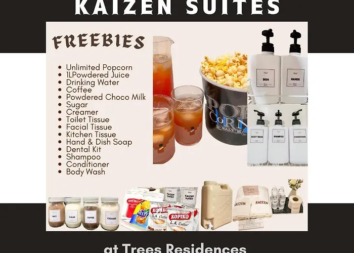 Kaizen Suites At Trees Residences - 2br With Ps4, Netflix, Plus, Unli Wifi And Popcorn